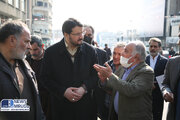 ببینید | حضور وزیر راه و شهرسازی در راهپیمایی ۲۲ بهمن
