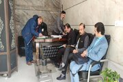 بازدید اعضای گشت تنظیم و کنترل بازار مسکن از بنگاه های مشاور املاک بجنورد در خراسان شمالی