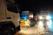 عملیات برفروبی در شرق استان سمنان انجام شد