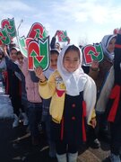 برگزاری طرح آموزش و ارائه  کتابچه آموزشی ایمنی به دانش آموزان مدارس حاشیه راه در روستای گولان سلماس و پوشه آباد اشنویه