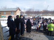 برگزاری طرح آموزش و ارائه  کتابچه آموزشی ایمنی به دانش آموزان مدارس حاشیه راه در روستای گولان سلماس و پوشه آباد اشنویه