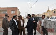 بازدید مدیرکل راه و شهرسازی استان از پروژه های نهضت ملی مسکن شهر جدید ایوانکی
