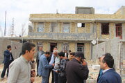 بازدید مدیرکل راه و شهرسازی فارس و هیات همراه از پروژه های نهضت ملی مسکن شهرستانهای کوار  فیروزاباد - فراشبند