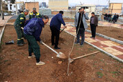 پویشی فرهنگی در روز ملی درختکاری با شعار (نهال نو ،خانه نو ،با دست تو ،برای تو ) در کرمانشاه