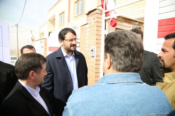 بهرهبرداری از طرح آمادهسازی معابر ۵۲ هکتار از شهر جدید ایوانکی با حضور وزیر راه و شهرسازی بذرپاش ایوانکی