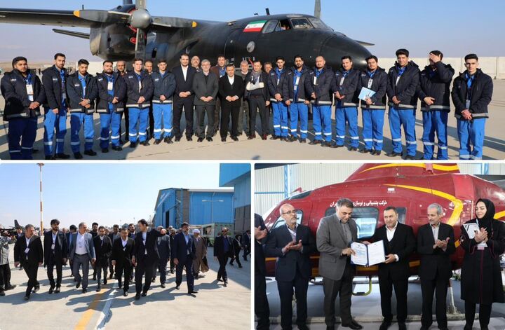 بازدید رئیس سازمان هواپیمایی از غرف شرکتهای دانش بنیان در نمایشگاه پیام ع