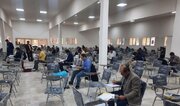 ببینید| رقابت ۱۸۸۳ داوطلب در آزمون ورود به حرفه مهندسان، کاردانهای فنی ساختمان و معماران تجربی در سیستان و بلوچستان