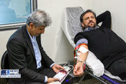 ببینید| استقرار اکیپ انتقال خون در وزارت راه و شهرسازی