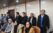 تجلیل کارمندان از مدیرکل راه  وشهرسازی استان سمنان