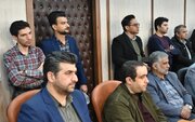 تجلیل کارمندان از مدیرکل راه  وشهرسازی استان سمنان