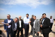 ببینید| آغاز عملیات اجرایی باند دوم جاده اهواز – خرمشهر با حضور وزیر راه و شهرسازی