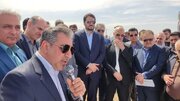 ببینید|  گزارش تصویری سفر وزیر راه و شهرسازی به خوزستان