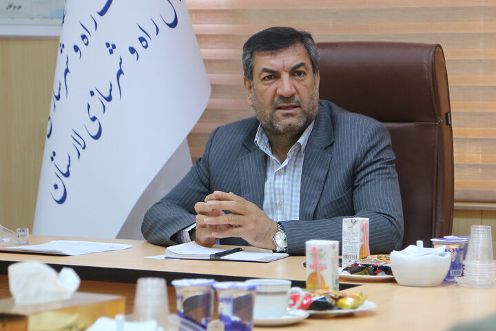 ابلاغ ۵۷۵۰ میلیارد ریال اعتبار از محل وزارت نفت به اداره کل راه و شهرسازی لارستان حسن شبانی مدیر کل راه وشهرسازی لارستان