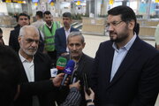ببینید| بهره برداری از ترمینال بهسازی شده فرودگاه اهواز با حضور وزیر راه و شهرسازی