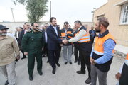 ببینید| بهره‌برداری و آغاز عملیات اجرایی  36953 میلیارد ریال پروژه راهداری و حمل‌ونقل جاده‌ای در خوزستان