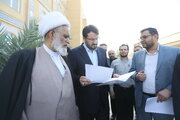 ببینید| دیدار وزیر راه و شهرسازی با آیت الله کعبی نماینده خوزستان در مجلس خبرگان رهبری