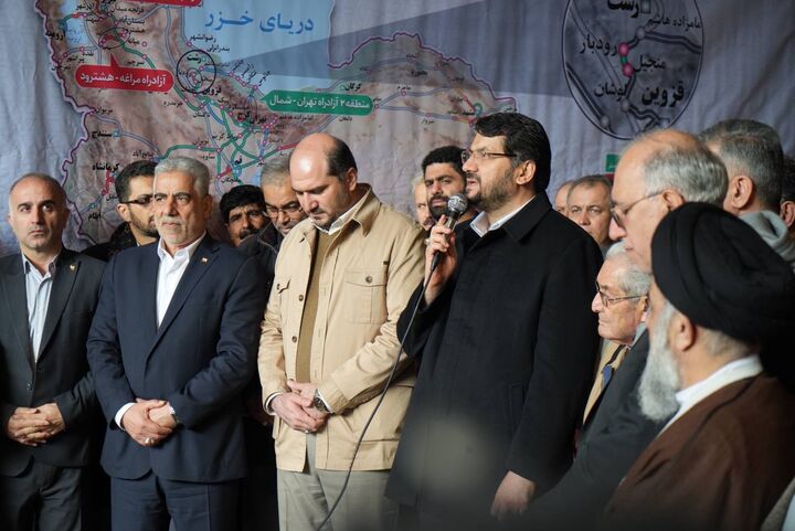 آزادراه منجیل-رودبار افتتاح شد افتتاح منجیل-رودبار