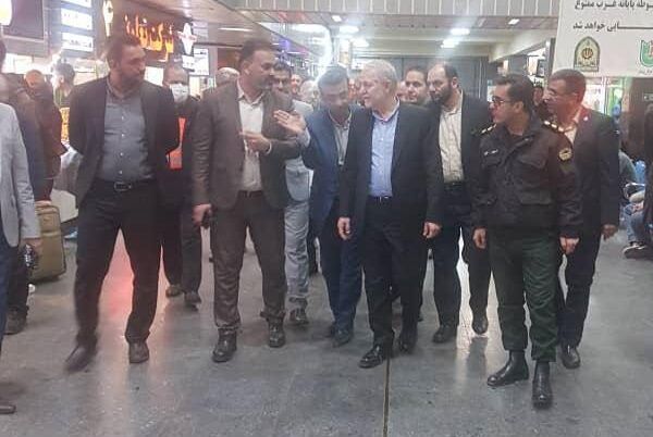 بازدید معاون حمل و نقل وزیر راه و شهرسازی از پایانه مسافربری غرب تهران بازدید