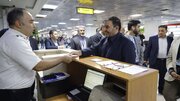 ببینید | بازدید نوروزی مدیرعامل "هما "از بخش‌های عملیاتی "هما" در فرودگاه مهرآباد