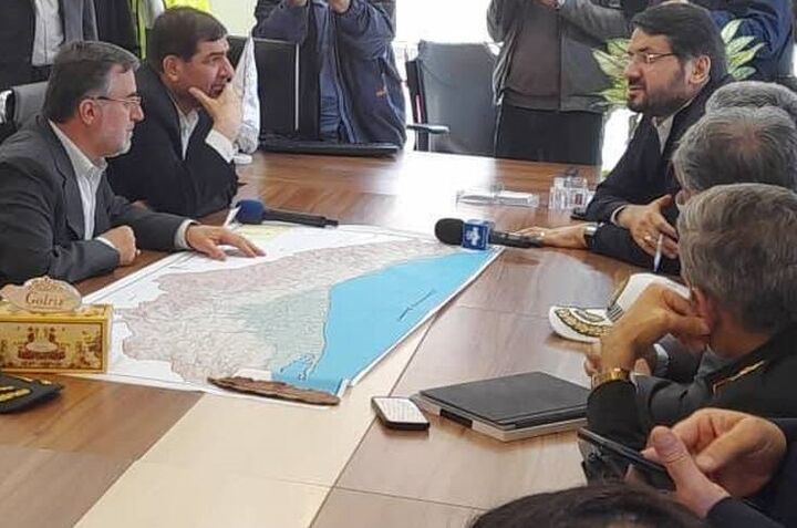 بازدید معاون اول رئیس جمهور و وزیر راه و شهرسازی از محور کندوان کندوان