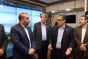 بازدید استاندار از مرکز مدیریت راههای استان کرمانشاه،