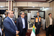 بازدید استاندار از مرکز مدیریت راههای استان کرمانشاه،