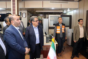 بازدید استاندار از مرکز مدیریت راههای استان کرمانشاه،