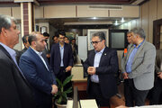 بازدید استاندار از مرکز مدیریت راههای استان کرمانشاه،