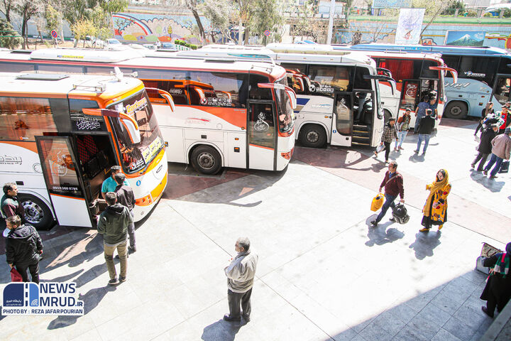 جابهجایی حدود یک میلیون و۶۰۰ هزار مسافر از استان اردبیل ببینید| پایانه مسافربری جنوب تهران در نوروز 1403