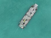 ببینید | تصاویر هوایی از بندر پل مبدا ورود به جزیره قشم با خودروهای شخصی