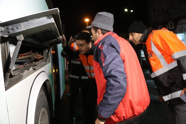 بالغ بر ۷۰۰ دستگاه اتوبوس در گشتهای شبانه طرح نوروزی استان قزوین کنترل شد گشت شبانه