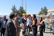 ️بازدید برهان مرادی مشاور ریاست سازمان راهداری و حمل و نقل جاده ای در امور پارلمانی از پویش چشم به راهیم استان کرمانشاه
