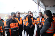 ️بازدید فرمانده مرکز مقاومت بسیج وزارت راه و شهرسازی از ایستگاه پویش چشم به راهیم استان کرمانشاه