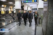 ببینید| بازدید معاون حمل‌ونقل وزیر راه و شهرسازی از ایستگاه راه‌آهن تهران