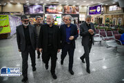 ببینید| بازدید معاون حملونقل وزیر راه و شهرسازی از فرودگاه بینالمللی مهرآباد تهران