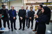 ببینید| بازدید معاون حملونقل وزیر راه و شهرسازی از فرودگاه بینالمللی مهرآباد تهران