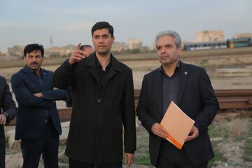 بازدید مدیرعامل راه‌آهن از محل احداث ترمینال قطار پرسرعت مشهد