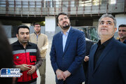 بازدید وزیر راه و شهرسازی از بخش مرکزی مصلای امام خمینی (ره) تهران
