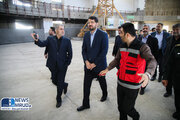 بازدید وزیر راه و شهرسازی از بخش مرکزی مصلای امام خمینی (ره) تهران