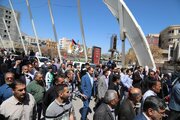 ببینید| حضور پرشور کارکنان راهداری و حمل و نقل جادهای استان لرستان در راهپیمایی روز جهانی قدس