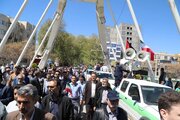 ببینید| حضور پرشور کارکنان راهداری و حمل و نقل جادهای استان لرستان در راهپیمایی روز جهانی قدس