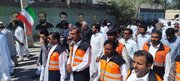 ببینید | حضور پرشور کارکنان اداره کل راهداری و حمل و نقل جاده ای سیستان و بلوچستان در راهپیمایی رو جهانی قدس
