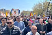 راهپیمایی روز جهانی قدس راه و شهرسازی خراسان شمالی