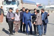 گزارش تصویری _ بازدید مدیرکل راهداری و حمل و نقل جاده ای آذربایجان غربی از پایانه مرزی تمرچین و اداره راهداری و حمل و نقل جاده ای شهرستان پیرانشهر