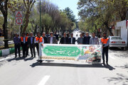 ببینید|حضور پرشور کارکنان اداره کل راهداری و حمل و نقل جاده ای استان کرمانشاه در راهپیمایی روز جهانی قدس