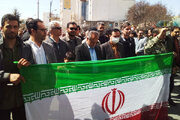 حضور پرشور کارکنان راه و شهرسازی اردبیل در راهپیمایی روز جهانی قدس