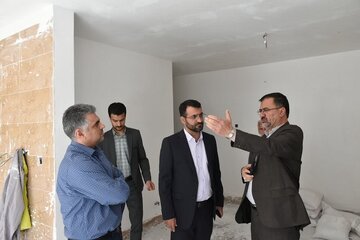بازدید مدیرکل راه و شهرسازی استان از پروژه نهضت ملی مسکن