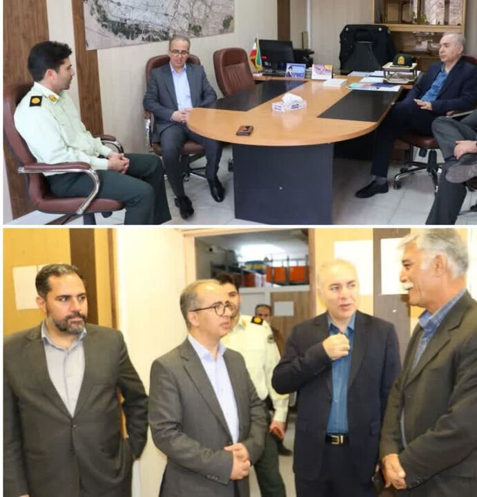 دیدار مدیر کل جدید راه و شهرسازی استان زنجان با کارکنان مجموعه دیدار