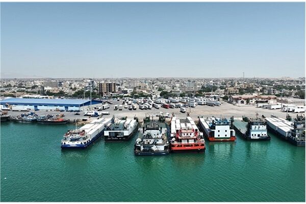 تخلیه و بارگیری کالا در بنادر غرب هرمزگان از مرز ۶ میلیون تن گذشت  غرب هرمزگان