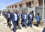 ببینید | بازدید استاندار خراسان رضوی با همراهی معاون مسکن و ساختمان اداره کل راه و شهرسازی از پروژههای نهضت ملی مسکن در شهرک مهرگان مشهد